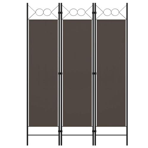 vidaXL Kamerscherm met 3 panelen 120x180 cm antraciet, Huis en Inrichting, Woonaccessoires | Overige, Nieuw, Verzenden