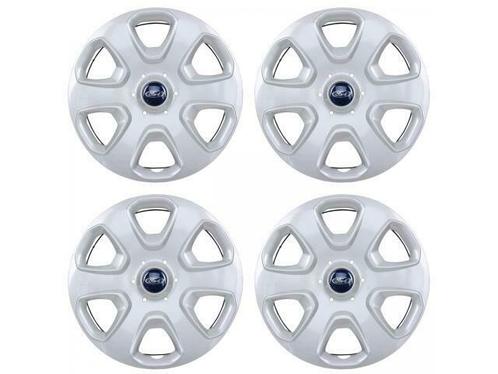 ORIGINELE Ford wieldoppen set 14 inch ZILVER (4 stuks) KA 17, Auto-onderdelen, Banden en Velgen, Ophalen of Verzenden