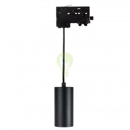 3-fase Hanglamp met GU10 fitting | Zwart, Maison & Meubles, Lampes | Suspensions, Envoi