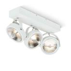 LED Opbouw spot Drie Dubbel Dimbaar Wit Incl. LED Dim to, Maison & Meubles, Lampes | Spots, Verzenden