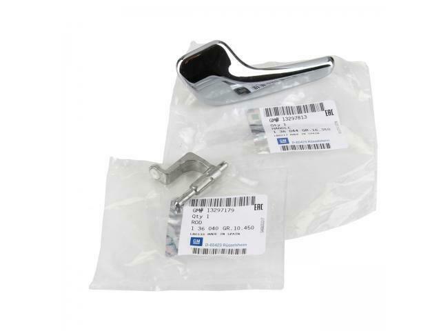 ORIGINELE GM Opel Corsa D deurgreep links chroom + trekstang, Auto diversen, Overige Auto diversen, Ophalen of Verzenden