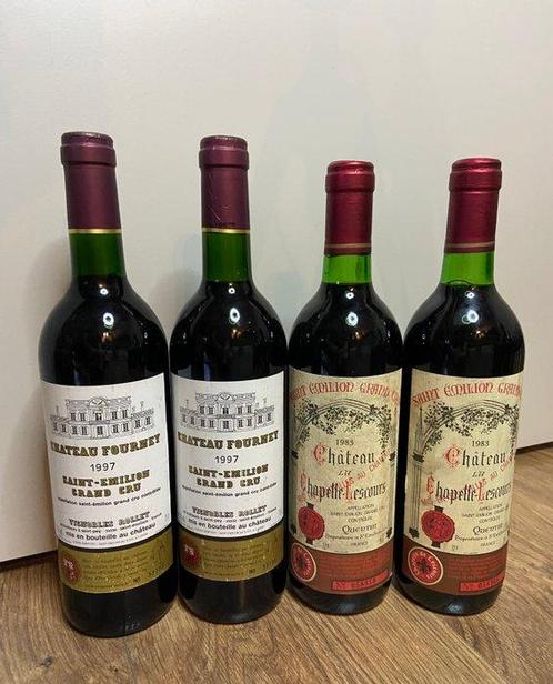 1997 x 2 Chateau Fourney & 1983 x 2 Chateau, Verzamelen, Wijnen