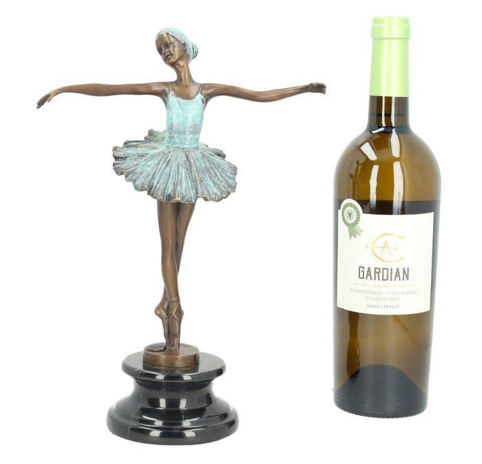 STB-ART - sculptuur, Ballerina - 30 cm - Brons, Marmer, Antiek en Kunst, Kunst | Designobjecten