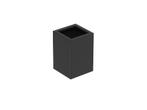 Aluminium plantenbak 40x40x60cm - Met bodem, Tuin en Terras, Minder dan 60 cm, Vierkant, Nieuw, Metaal