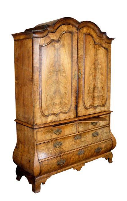 Kabinet - notenhout en eiken, Antiek en Kunst, Antiek | Overige Antiek