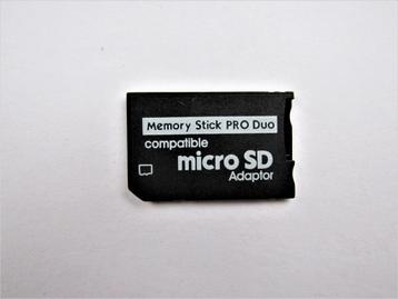 Memory Stick Pro Duo adapter voor micro SD nieuw beschikbaar voor biedingen