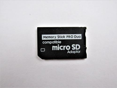 Memory Stick Pro Duo adapter voor micro SD nieuw, Audio, Tv en Foto, Foto | Geheugenkaarten, Videocamera, Nieuw, Memory stick
