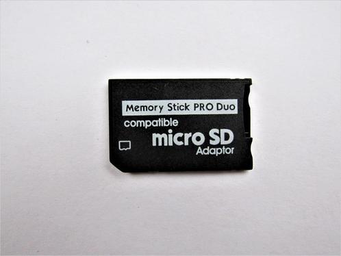 Memory Stick Pro Duo adapter voor micro SD nieuw, TV, Hi-fi & Vidéo, Photo | Cartes mémoire, Memory stick, Envoi