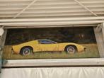decoratieve spandoek   LAMBORGHINI MIURA, Huis en Inrichting, Ophalen, Nieuw