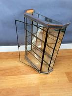 Vitrinekast - Hout, Kristal, Messing