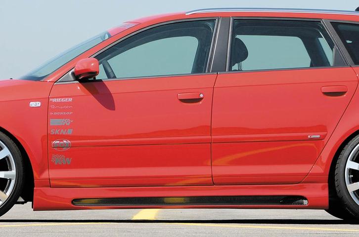 Rieger side skirt | Audi A3 8P 2004-2008 Sportback | ABS | L, Auto-onderdelen, Carrosserie, Nieuw, Audi, Verzenden