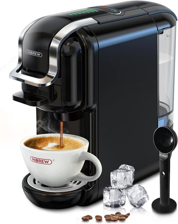 Koffiemachine - Espressomachine - Koffiecupmachine - Zwart -, Elektronische apparatuur, Koffiezetapparaten, Nieuw, Verzenden