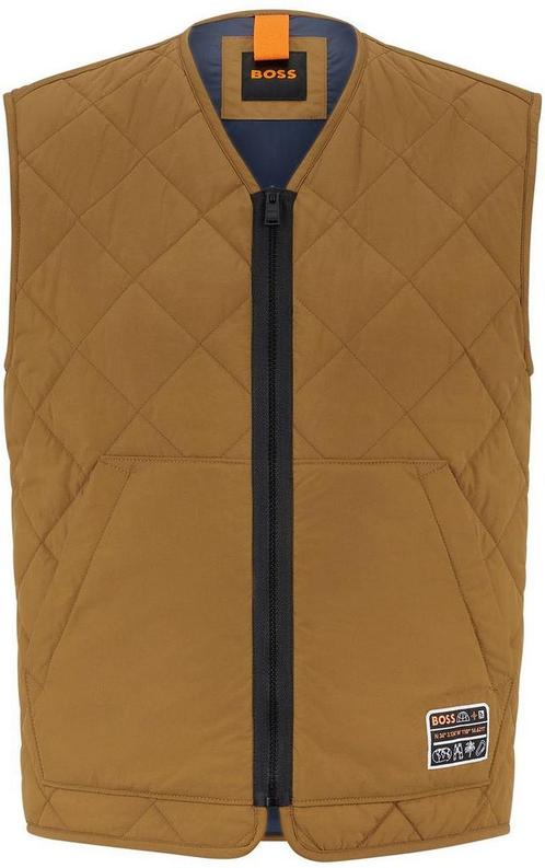 BOSS Okella Bodywarmer Bruin maat 48 Heren, Kleding | Heren, Jassen | Winter, Bruin, Nieuw, Verzenden