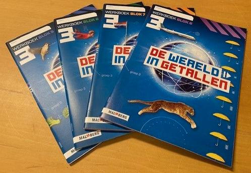 De wereld in Getallen versie 5 set Werkboeken Blok 6 t/m 9 g, Livres, Livres scolaires, Envoi