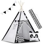 Panda thema tipi tent - perfect cadeau met lampjes en kus..., Ophalen of Verzenden, Nieuw