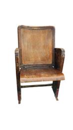 Fauteuil - Theater / Industriële bioscoopstoel - Vintage