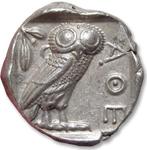 Attica, Athene. Tetradrachm 454-404 B.C. - beautiful high, Timbres & Monnaies, Monnaies | Europe | Monnaies non-euro