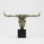 sculptuur, NO RESERVE PRICE - Bronze Sculpture of a Olympic, Antiek en Kunst