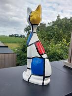 Beeld, Garden statue - Cat - different color - 58 cm -, Antiek en Kunst