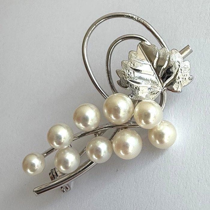 Zonder minimumprijs - Broche Zilver, 925 sterling zilveren, Handtassen en Accessoires, Antieke sieraden