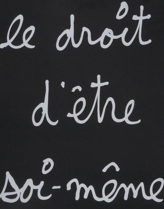 Ben Vautier (1935) - Le droit dêtre soit-meme, Antiek en Kunst, Antiek | Overige Antiek