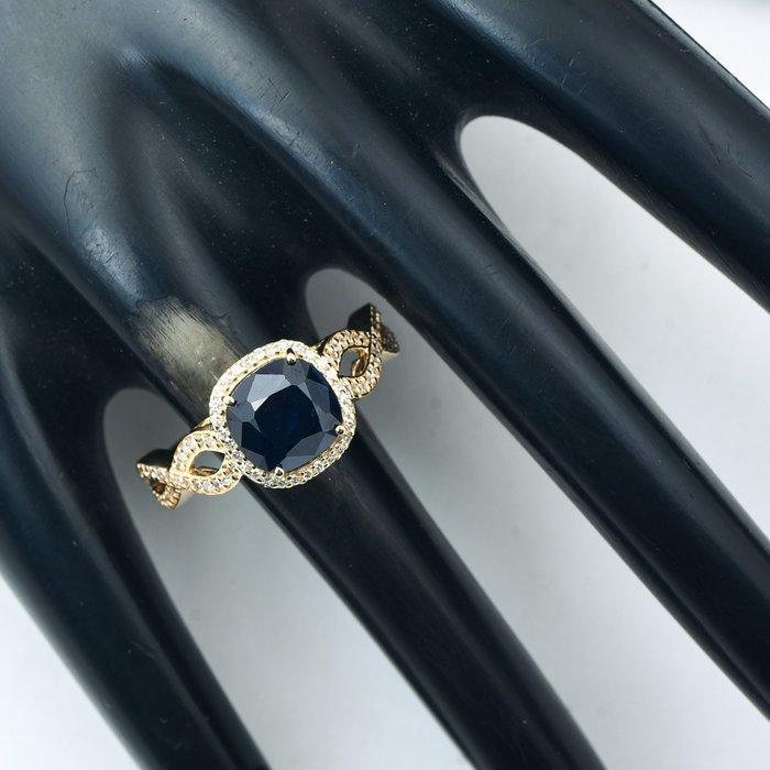 Sans prix de réserve - Bague - 14 carats Or jaune - 3.51ct., Handtassen en Accessoires, Ringen