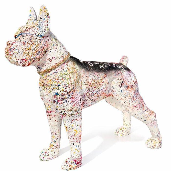 Daluxe Art - 1999 • XXL Monopoly Boxer Dog – (100 cm), Antiek en Kunst, Kunst | Schilderijen | Modern
