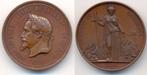 Brons medaille Besuch der Handelskammer 1867 Frankreich:, Verzenden