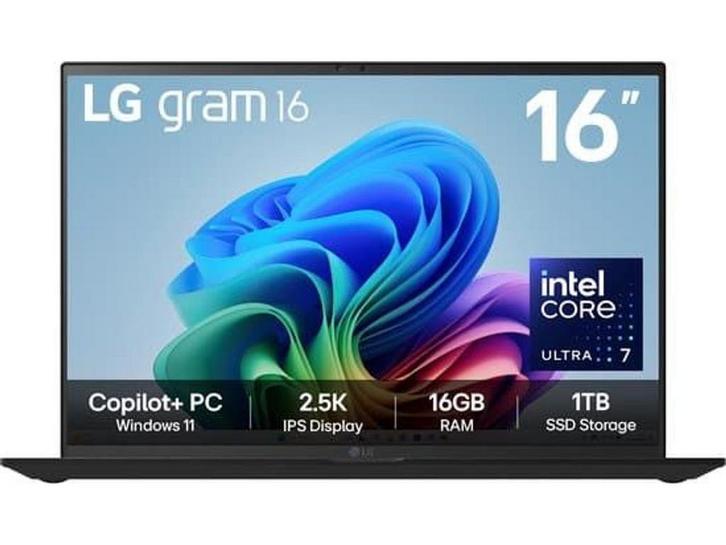 LG Gram 16Z90TL-G.AU78A1 - Laptop - Intel Core Ultra 7 256V, Informatique & Logiciels, Ordinateurs portables Windows, Envoi
