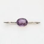 Sans Prix de Réserve - Broche Argent Améthyste, Bijoux, Sacs & Beauté, Bijoux anciens