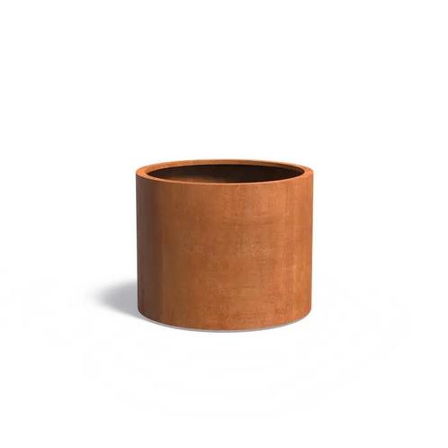 Cortenstaal plantenbak Ø100x80cm - Met wielen, Tuin en Terras, Bloembakken en Plantenbakken, 60 cm of meer, 100 cm of meer, Tuin
