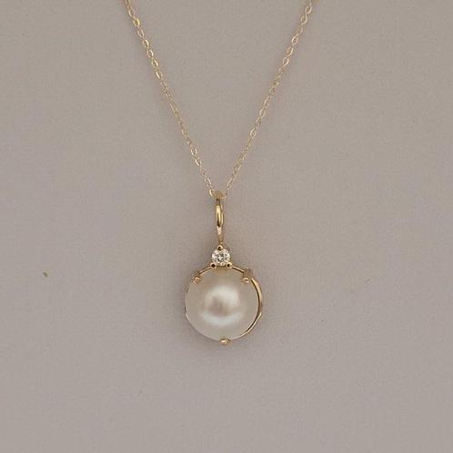 Sans Prix de Réserve - Pendentif - 18 carats Or jaune Perle, Handtassen en Accessoires, Antieke sieraden