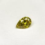 1 pcs Diamant (Natuurlijk gekleurd) - 2.01 ct - Peer - Fancy, Handtassen en Accessoires, Edelstenen, Nieuw