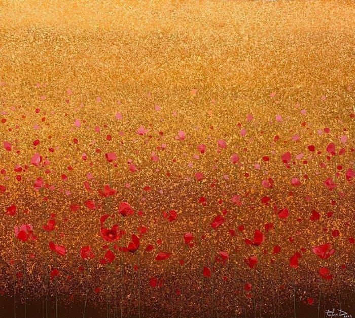 Parfen.D XL - Golden Silence, Antiquités & Art, Art | Peinture | Moderne