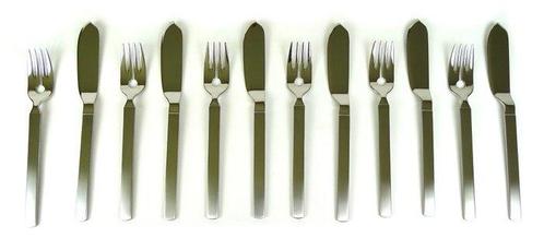 Alessi - Achille Castiglioni - Bestekset (12) - Droog -, Antiek en Kunst, Antiek | Meubels | Tafels