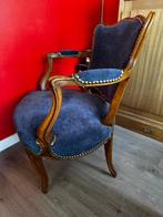 Fauteuil - Fauteuil à la Reine - Fruitige houtbewerking -, Antiek en Kunst