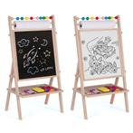 Educatief dubbelzijdig schrijfbord voor kinderen - 62x28x..., Kinderen en Baby's, Ophalen of Verzenden, Nieuw, One size