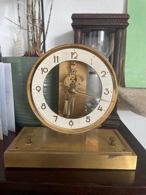 Pendule de cheminée - Junghans -   Laiton - 1950-1960, Antiek en Kunst, Antiek | Klokken