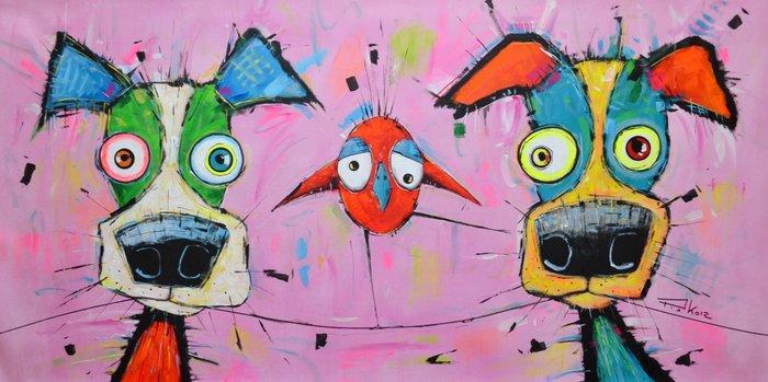 Piotr Piskorz - Individual Training XXL, Antiek en Kunst, Kunst | Schilderijen | Modern