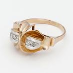 Bague - 18 carats Or rose Diamant (Naturelle)