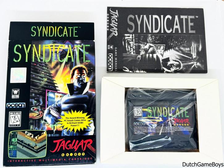 Atari Jaguar - Syndicate, Games en Spelcomputers, Spelcomputers | Atari, Gebruikt, Verzenden