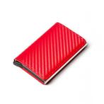 RFID Creditcard Houder Portemonnee - Vintage Leren Aluminium, Handtassen en Accessoires, Portemonnees, Verzenden, Nieuw