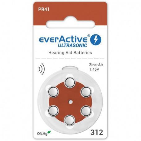 everActive ULTRASONIC 312 Gehoorapparaat batterijen 1x Bl..., TV, Hi-fi & Vidéo, Batteries, Envoi