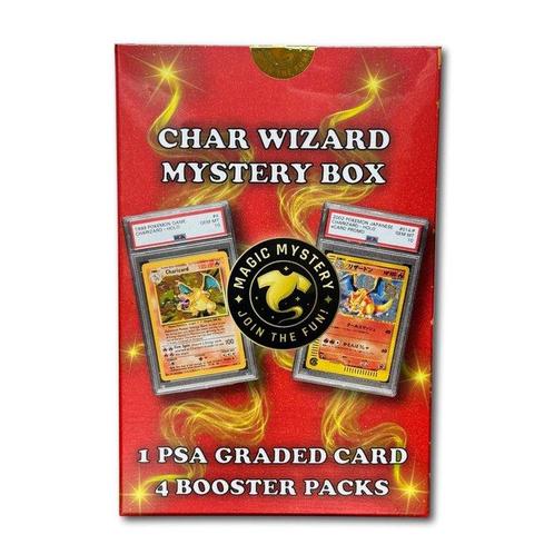 Pokémon Box - Char Wizard - Magic Mystery Box - Pokémon, Hobby en Vrije tijd, Verzamelkaartspellen | Pokémon