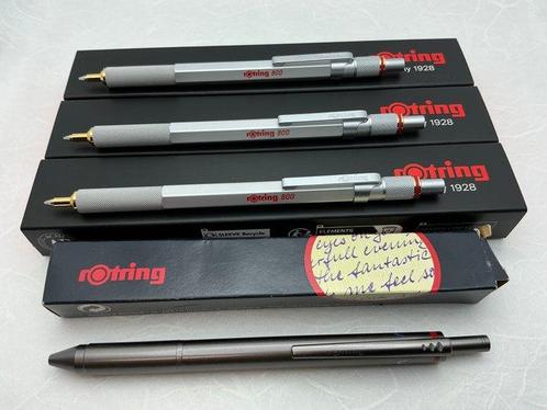 Rotring - Quattro Graphite + 3 stuks RR 800 - Zonder, Verzamelen, Pennenverzamelingen
