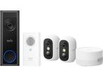 eufy Video Deurbel C30 - Beveiligingsset met 2 eufyCam C35 -, Verzenden, Zo goed als nieuw