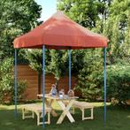 vidaXL Partytent inklapbaar pop-up 200x200x306 cm terracotta, Tuin en Terras, Verzenden, Nieuw