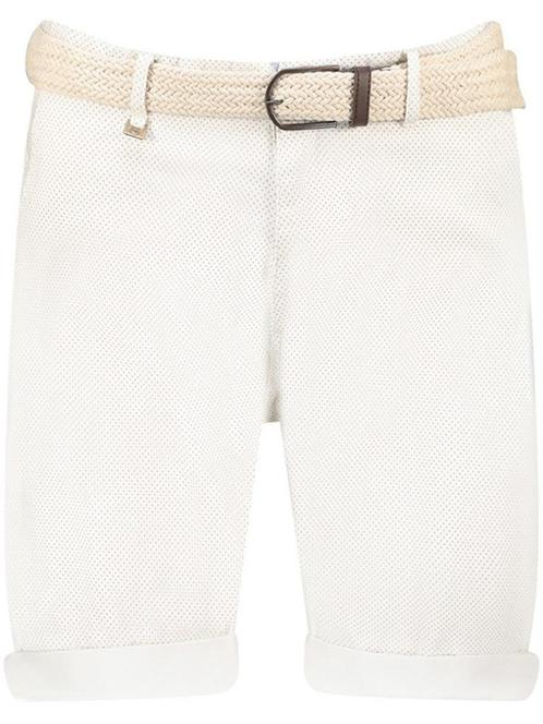 Geographical Norway Chino Bermuda Met Stretch Podex Wit, Kleding | Heren, Broeken en Pantalons, Verzenden