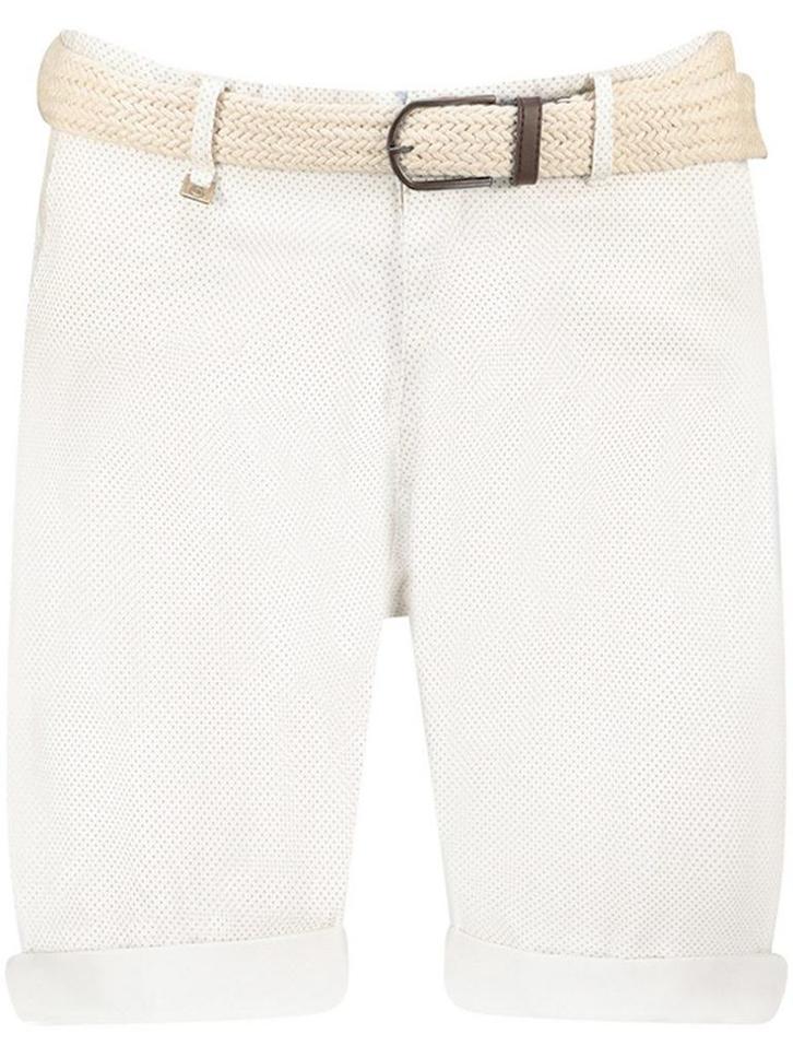 Geographical Norway Chino Bermuda Met Stretch Podex Wit, Kleding | Heren, Broeken en Pantalons, Verzenden