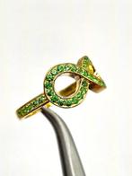 Zonder Minimumprijs - Ring Zilver Smaragd, Handtassen en Accessoires, Ringen, Nieuw